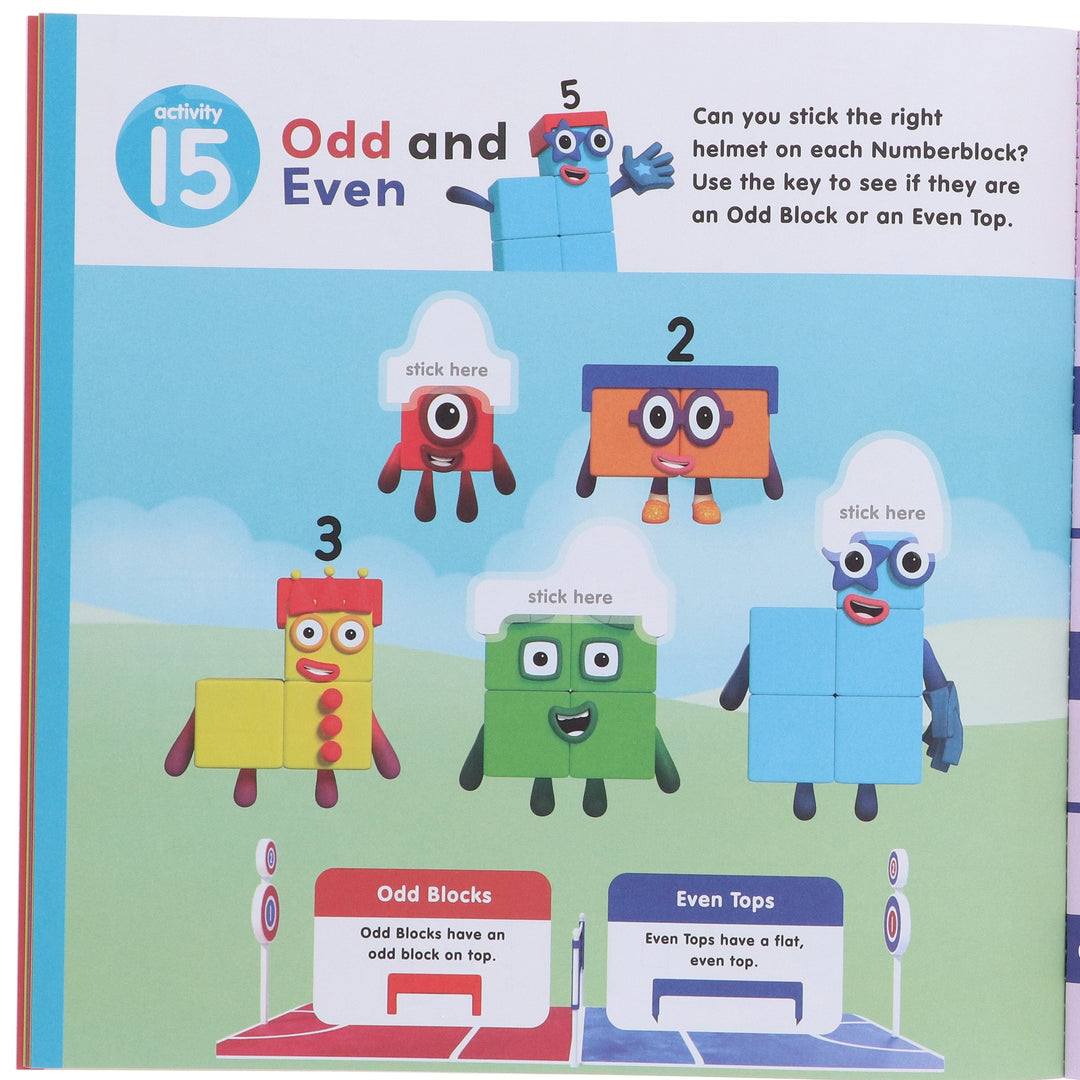 Numberblocks Summer Fun: A Sticker Activity Book - Quizzes, Puzzles, Fun Games - Ages 3-6 - Paperback