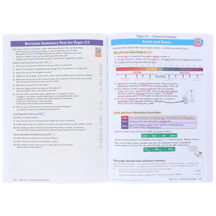 CGP GCSE AQA Combined Science Higher Level Revision Guide & Exam Practice Workbook 2 Books Set - Paperback