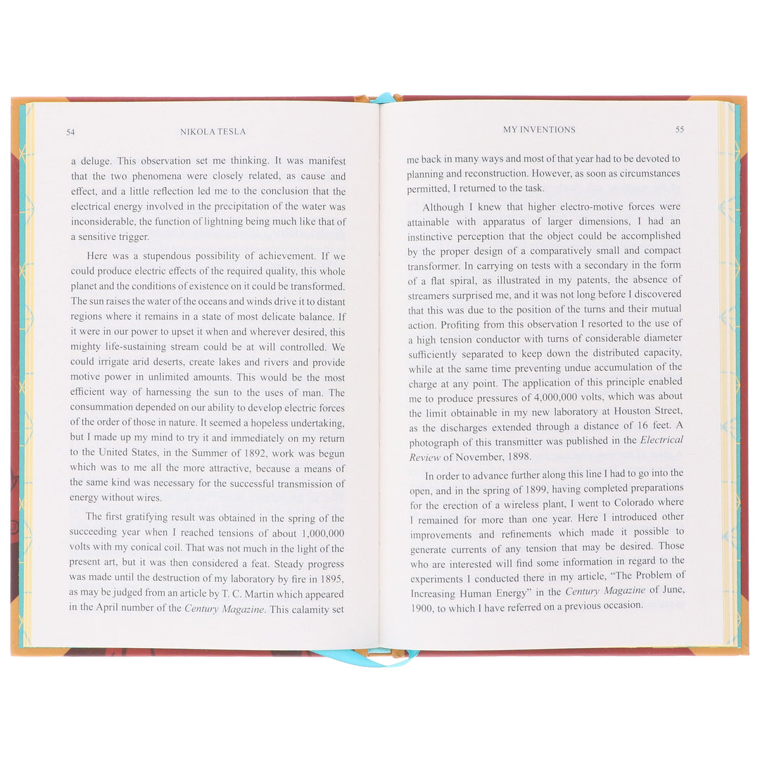 My Inventions by Nikola Tesla - Non Fiction - Sprayed Edges Hardback