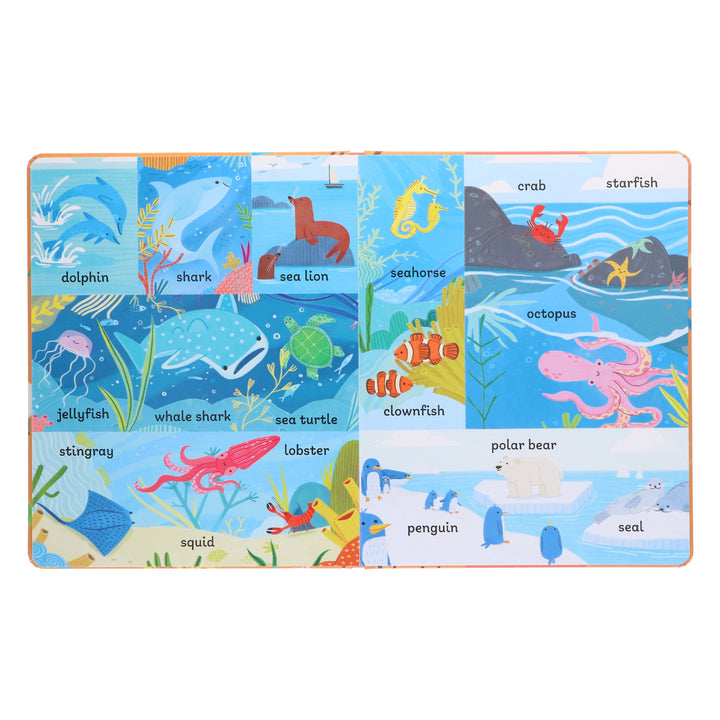 100 First Words Exploring Our Planet & Exploring Animals 2 Books Collection Set - Ages 3-5 - Board Book