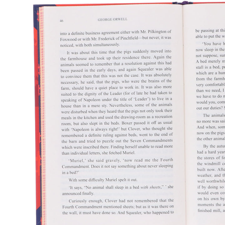 Animal Farm by George Orwell (Deluxe Edition) Sprayed Edge Hardback