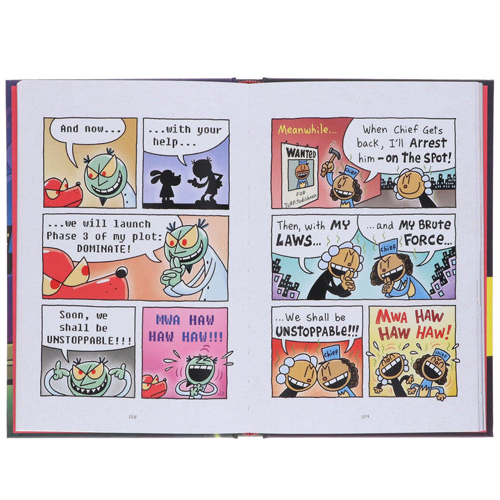 Dog Man Series by Dav Pilkey (Book No. 11 & 12) Collection 2 Books Set- Ages 6-12 - Hardback