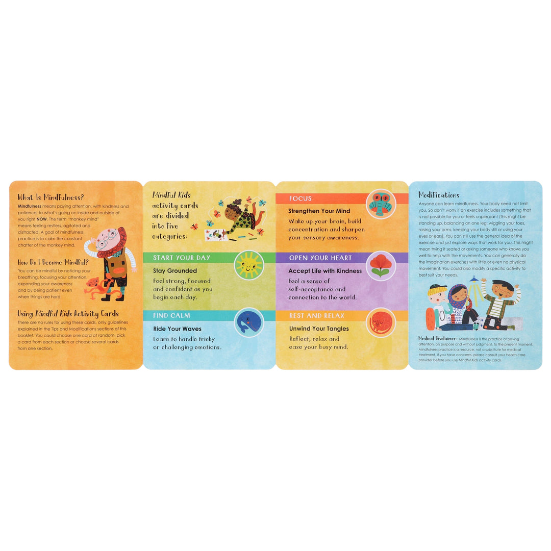 Mindful Kids: 50 Mindfulness Activities for Kindness, Focus and Calm by Whitney Stewart - Ages 4+ - Activity Card