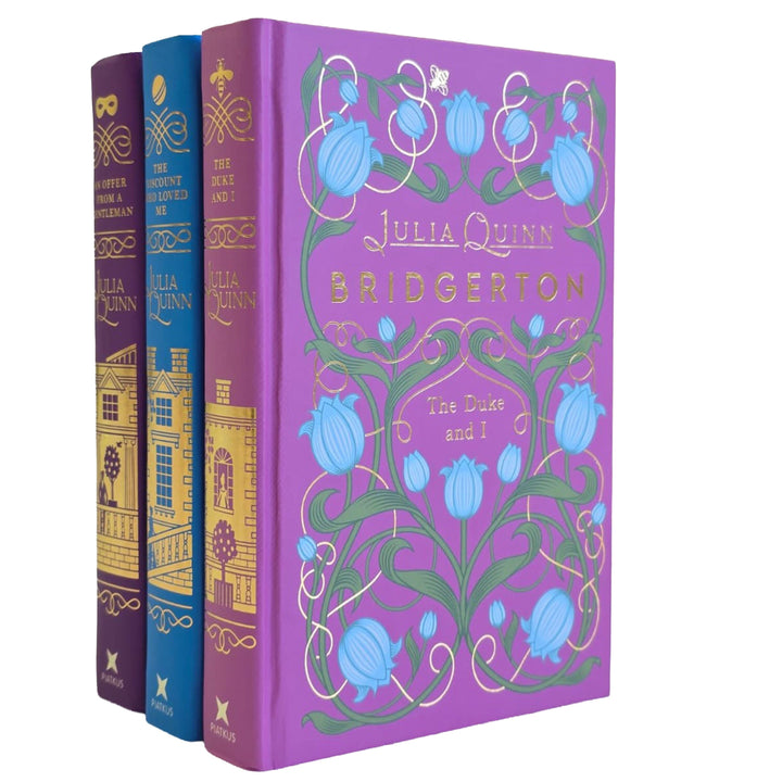 Bridgertons Series by Julia Quinn 3 Books Collector's Edition Set - Fiction - Sprayed Edges Hardback