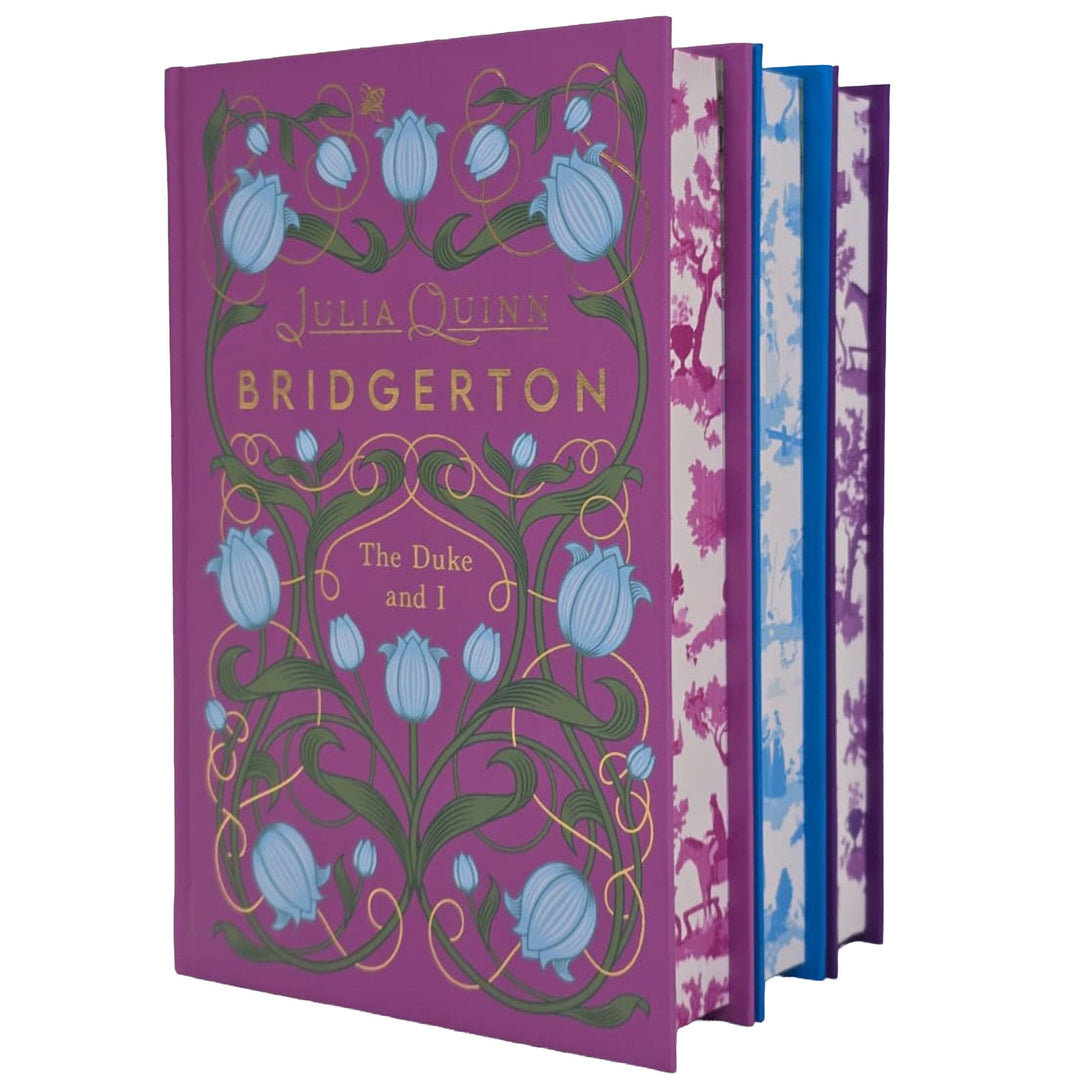 Bridgertons Series by Julia Quinn 3 Books Collector's Edition Set - Fiction - Sprayed Edges Hardback