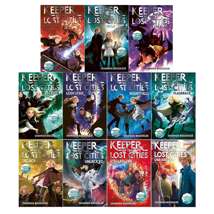 Keeper of the Lost Cities by Shannon Messenger 11 Books Collection Set - Ages 8+ - Paperback