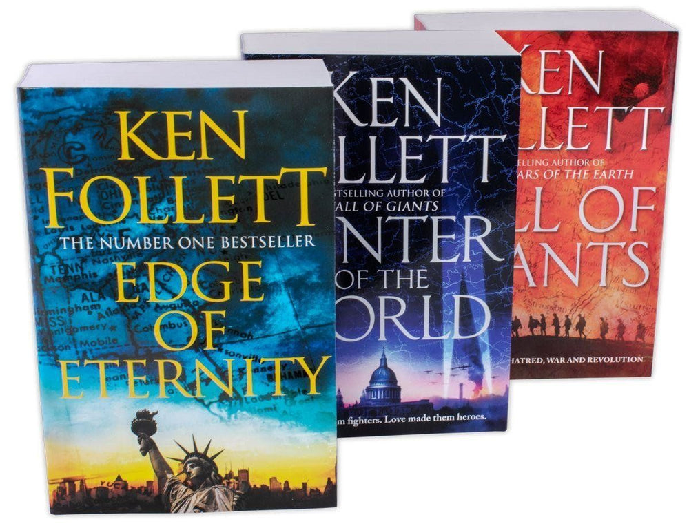 Ken Follett Century Trilogy War Stories Collection 3 Books Set - Historical Novel - Paperback Young Adult Pan