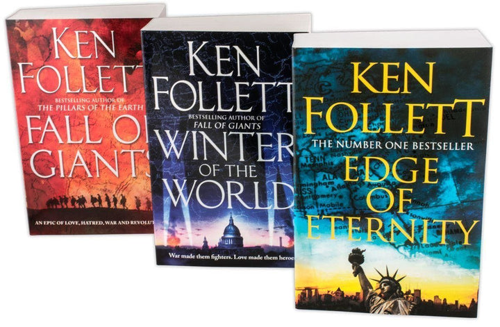 Ken Follett Century Trilogy War Stories Collection 3 Books Set - Historical Novel - Paperback Young Adult Pan