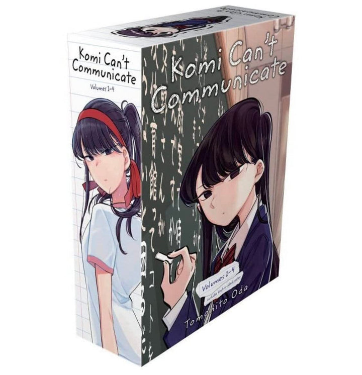 Komi Can't Communicate (Volumes 1-4) by Tomohito Oda 4 Books Collection Box Set (Includes Double-Sided Poster)- Manga - Paperback