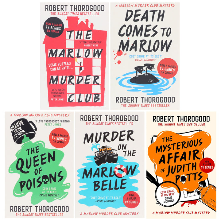 The Marlow Murder Club Mysteries By Robert Thorogood 5 Books Collection Set - Fiction - Paperback