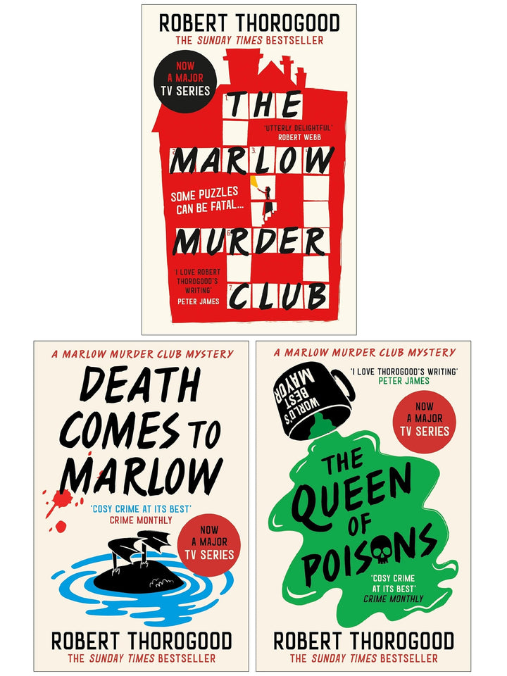 The Marlow Murder Club Mysteries By Robert Thorogood 3 Books Collection Set - Fiction - Paperback