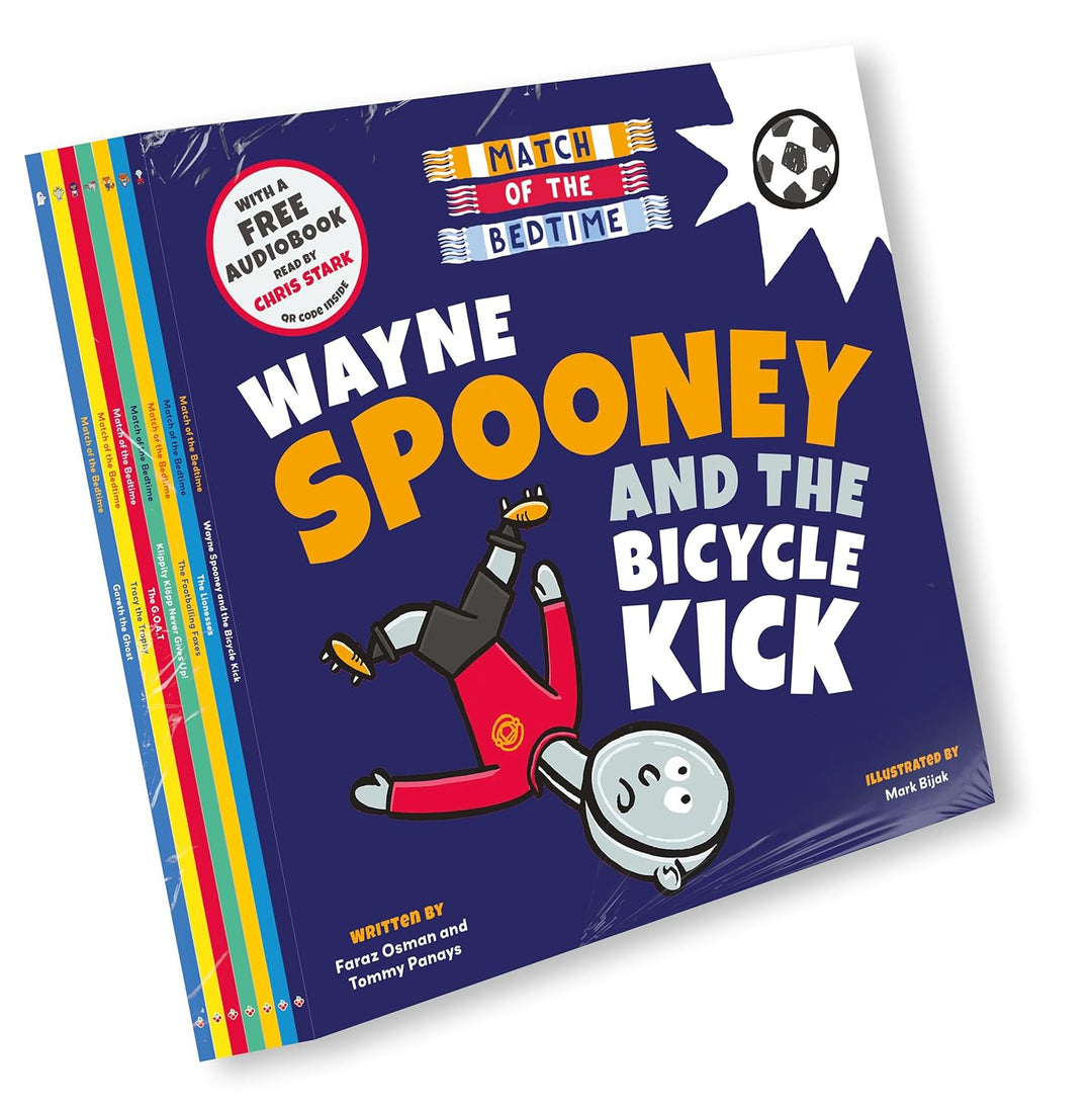 Match of the Bedtime Collection by Faraz Osman & Tommy Panays 7 Books Set - Ages 5+ - Paperback (With A Free Audiobook)