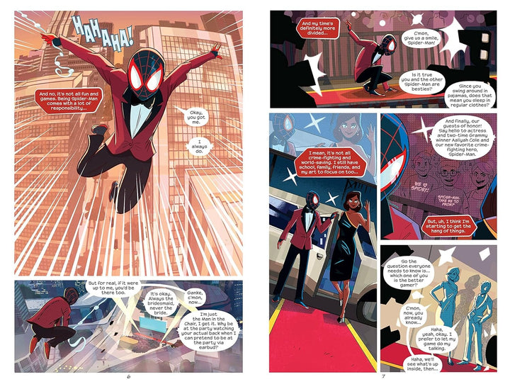 Miles Morales: A Spider-Man Graphic Novels by Justin A. Reynolds Illustrated 2 Books Collection Set - Ages 10+ - Paperback