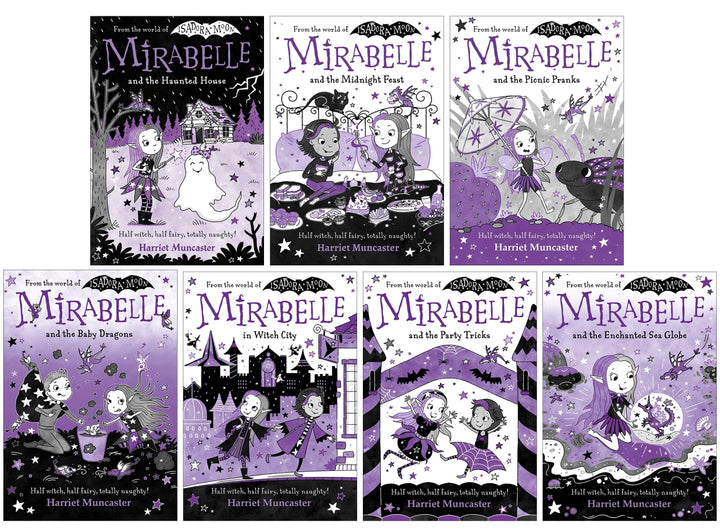 Mirabelle Series (Books 9-15) by Harriet Muncaster: Illustrated 7 Books Collection Set (Isadora Moon) - Ages 5-8 - Paperback