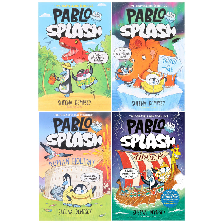 Pablo and Splash Graphic Novel Series by Sheena Dempsey Illustrated 4 Books Collection Set - Ages - 6-9 - Paperback