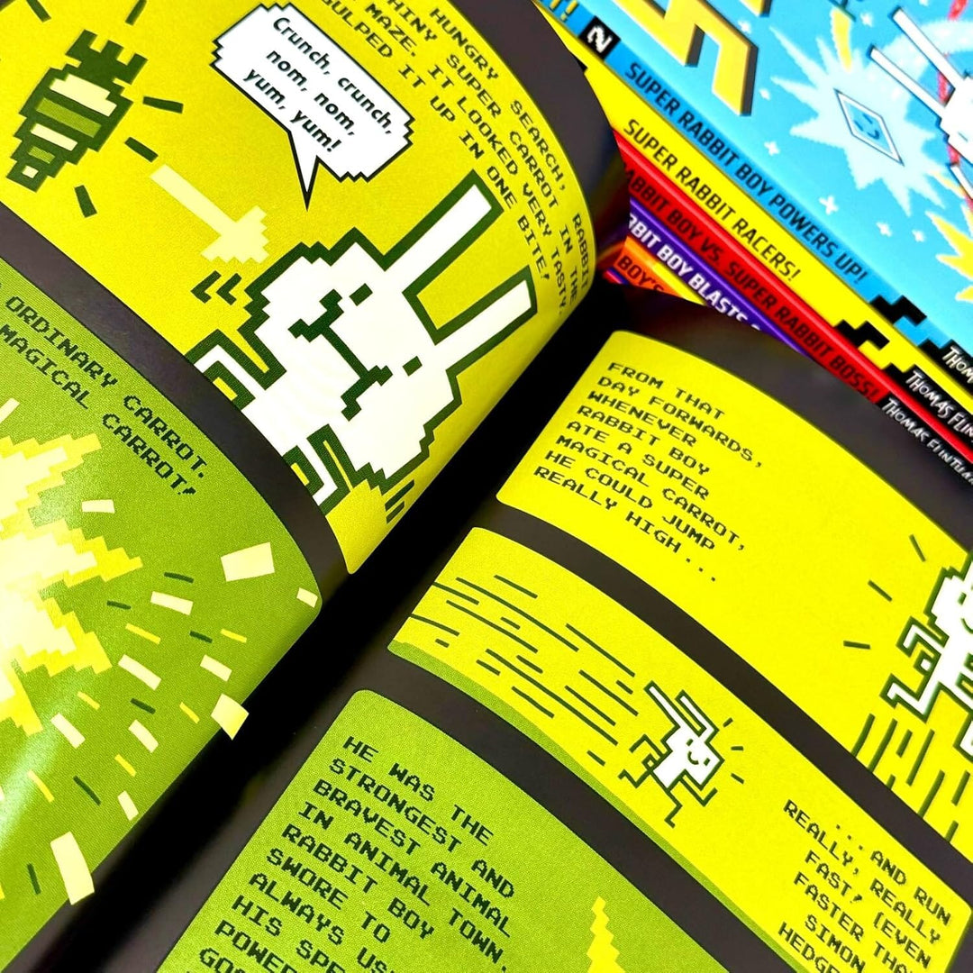 Press Start! Series by Thomas Flintham 7 Books Full-Colour Graphic Novels Collection Set - Ages 5+ - Paperback