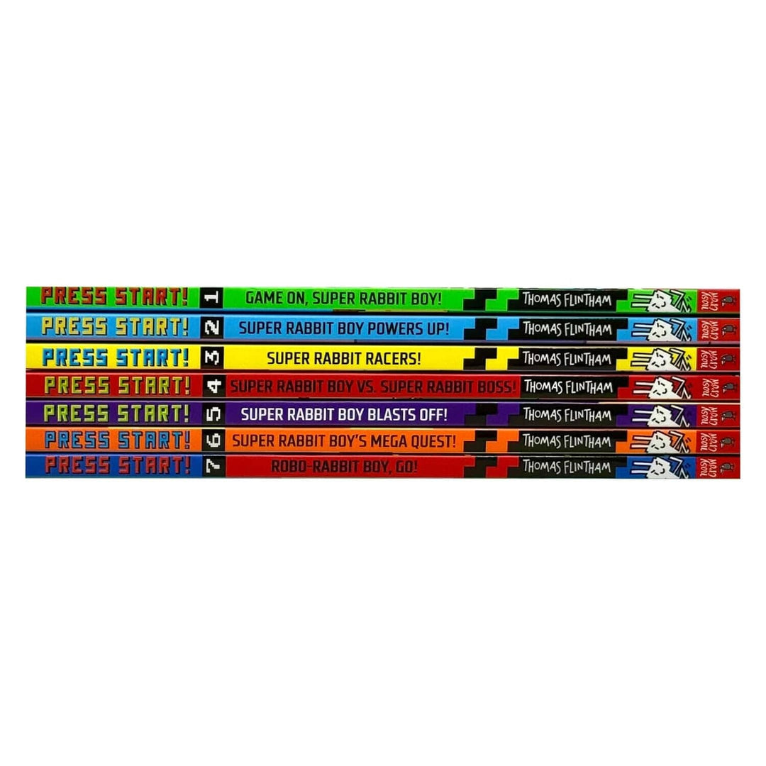 Press Start! Series by Thomas Flintham 7 Books Full-Colour Graphic Novels Collection Set - Ages 5+ - Paperback
