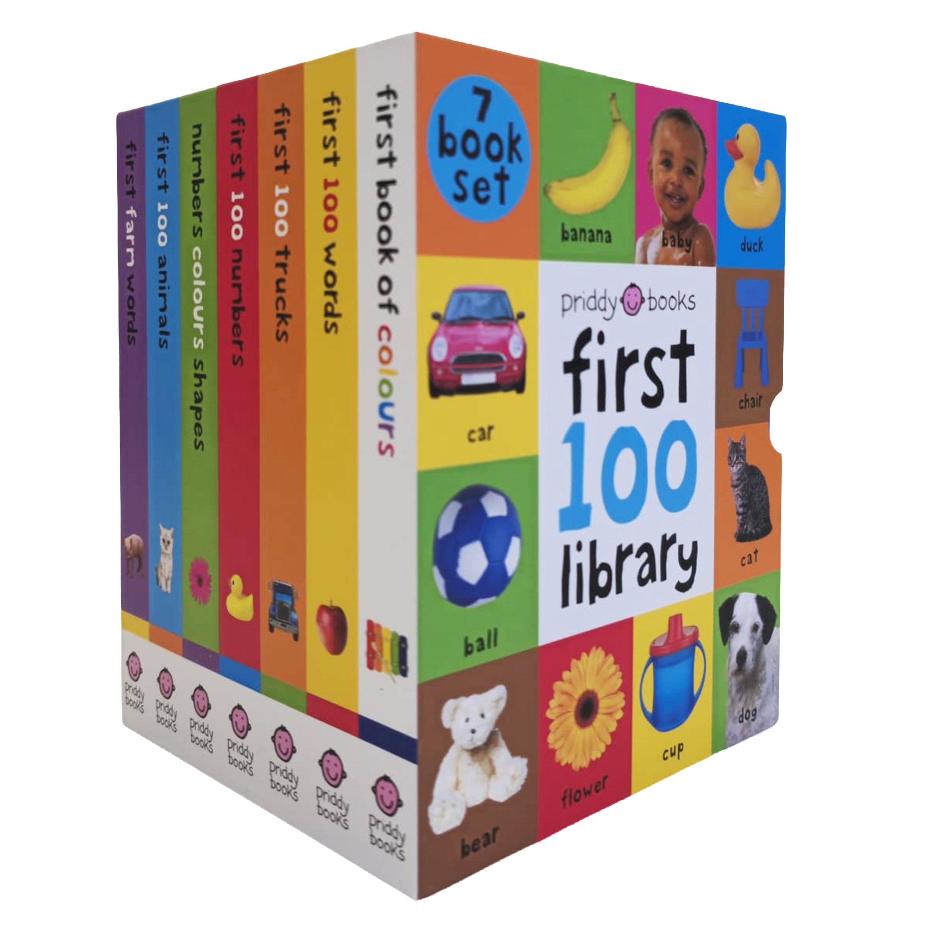 はじめての100ブックセット Priddy Books 最新9冊セット Priddy First 100 Library Collection 7 Books Box Set - Ages 0-5