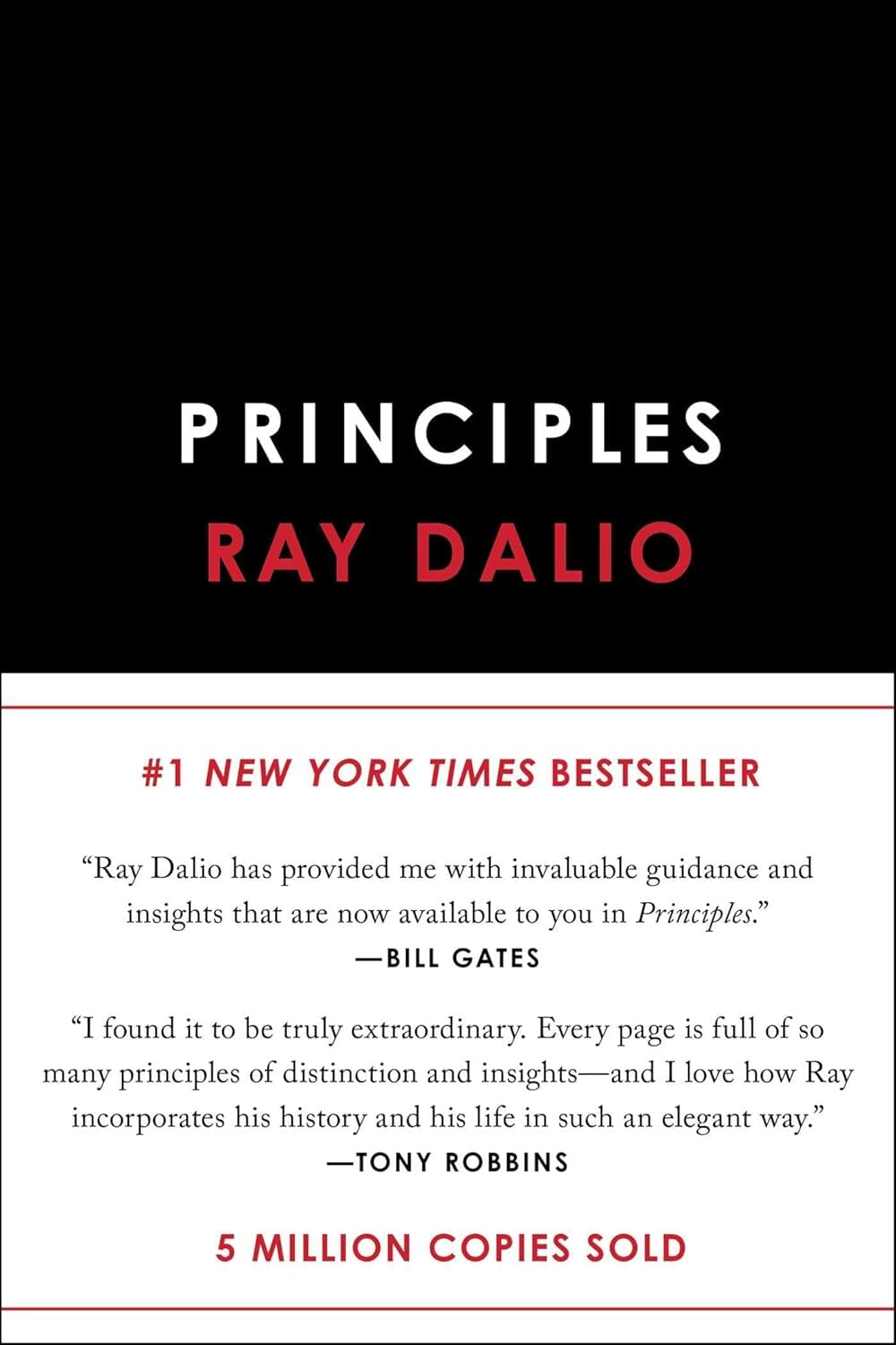 Principles: Life and Work by Ray Dalio - Non Fiction - Hardback