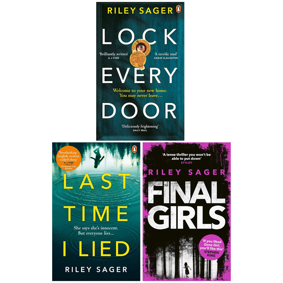 Riley Sager Thriller 3 Books Collection Set - Fiction - Paperback