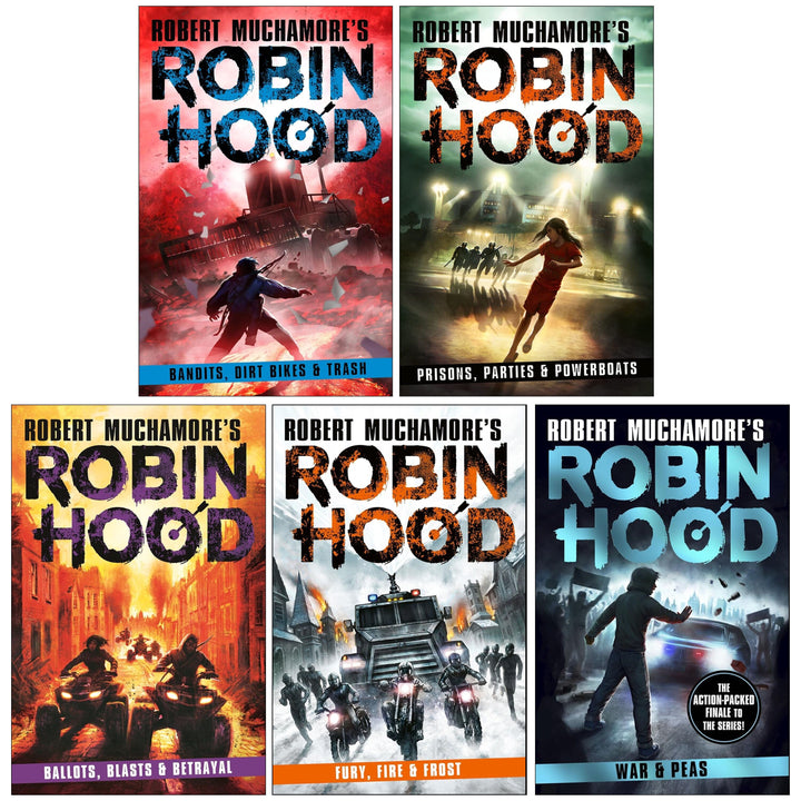 Robin Hood Series (Vol 6-10) by Robert Muchamore 5 Books Collection Set - Ages 12-17 - Paperback