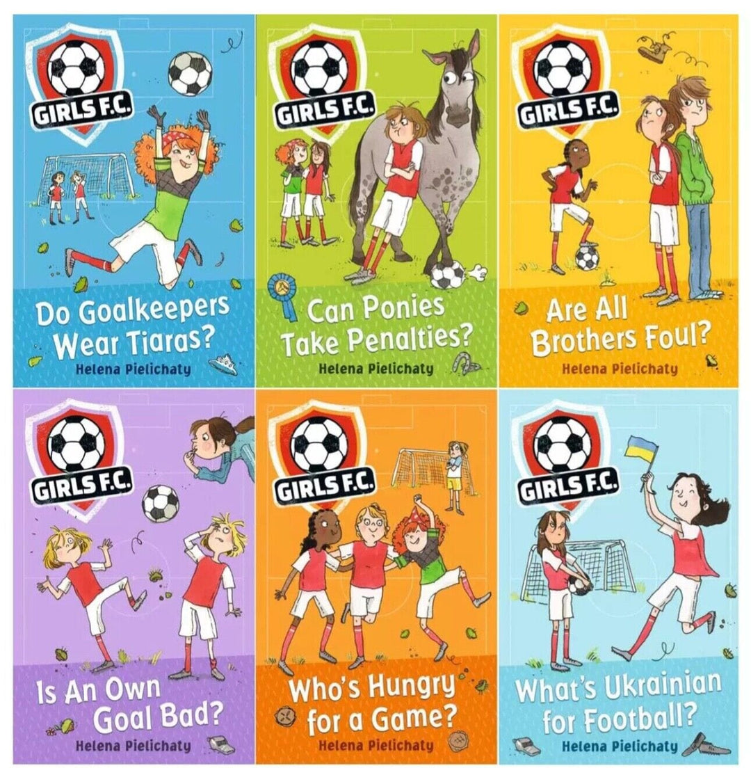 Girls F.C. Series By Helena Pielichaty: The Best Team For Football & Friendship! 6 Books Collection Box Set - Ages 9+ - Paperback