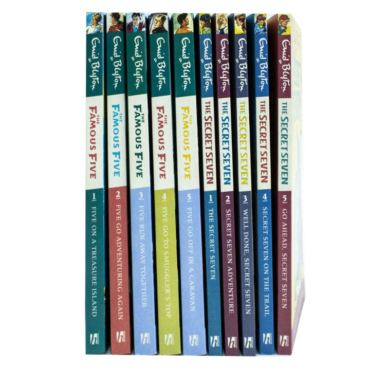 The Best Of Enid Blyton: The Famous Five & The Secret Seven Adventures 10 Books Collection Set - Ages 6-11 - Paperback 9-14 Hachette