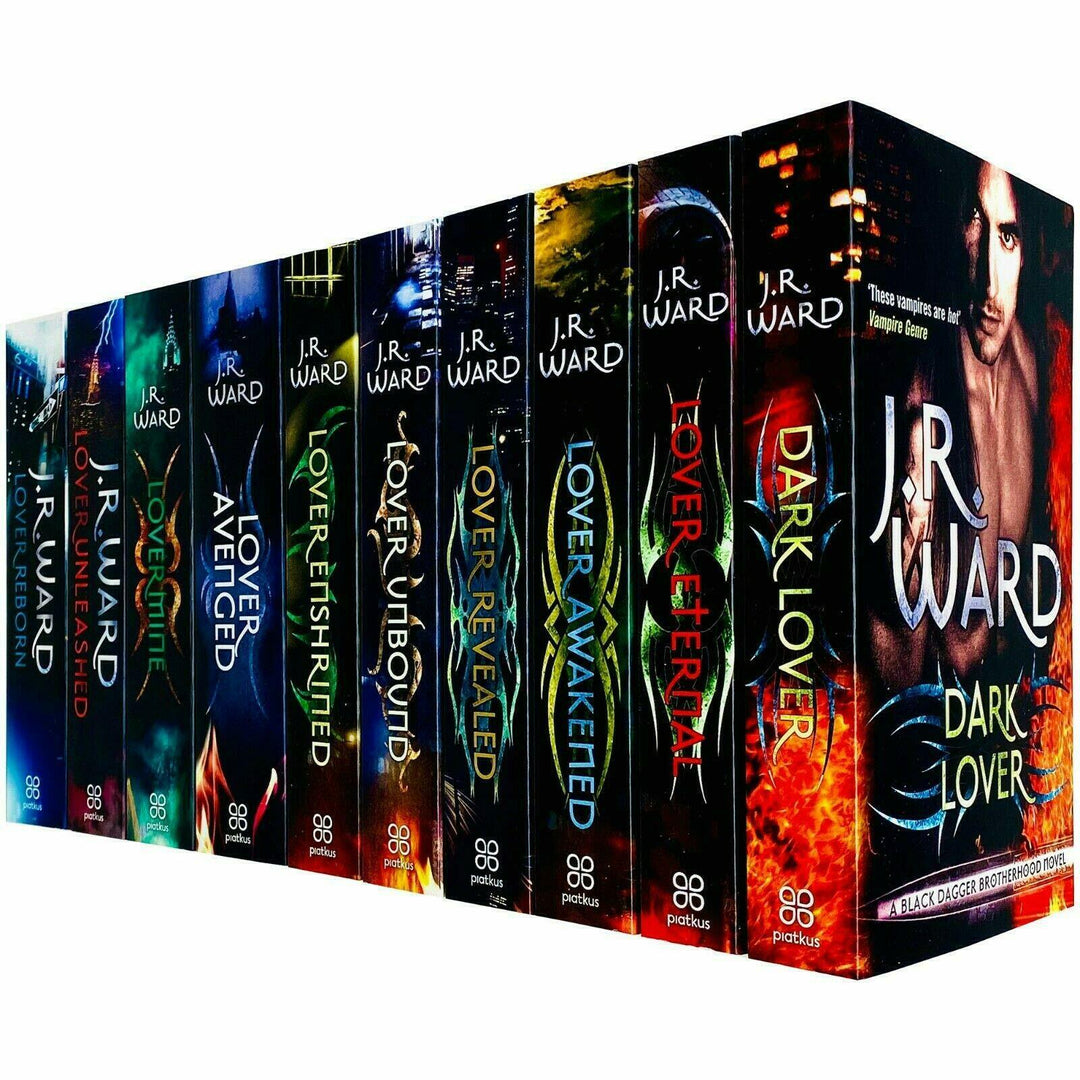 Black Dagger Brotherhood World Series 10 Books Collection Set by J.R. Ward - Paperback Young Adult Piatkus