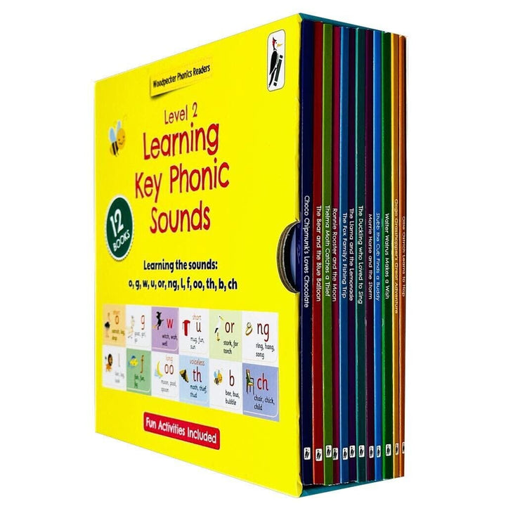 My Second Phonic Sounds (Level 2) with Included Fun Activities 12 Books Collection Box Set - Ages 3+ - Paperback