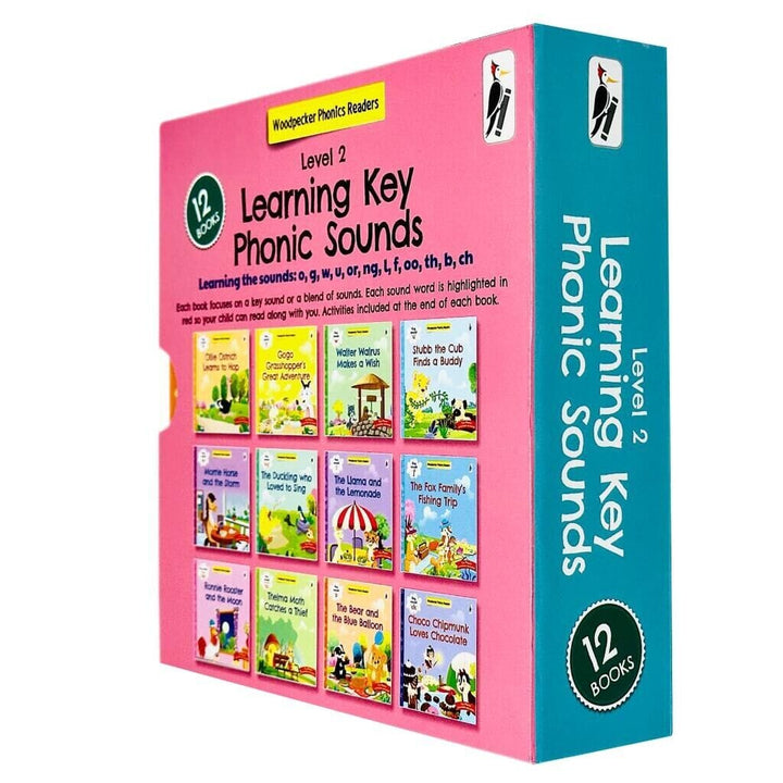My Second Phonic Sounds (Level 2) with Included Fun Activities 12 Books Collection Box Set - Ages 3+ - Paperback