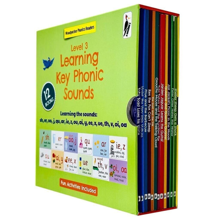 My Third Phonic Sounds (Level 3) with Included Fun Activities 12 Books Collection Box Set - Ages 4+ - Paperback