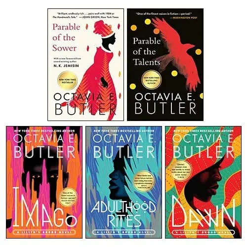 The Xenogenesis Trilogy & The Parable Series By Octavia E. Butler 5 Books Collection Set - Fiction - Paperback