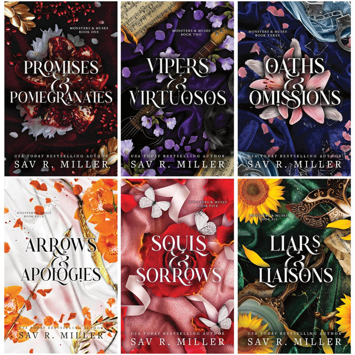 Monsters & Muses Series by Sav R. Miller 6 Books Deluxe Edition Collection Set - Fiction - Paperback