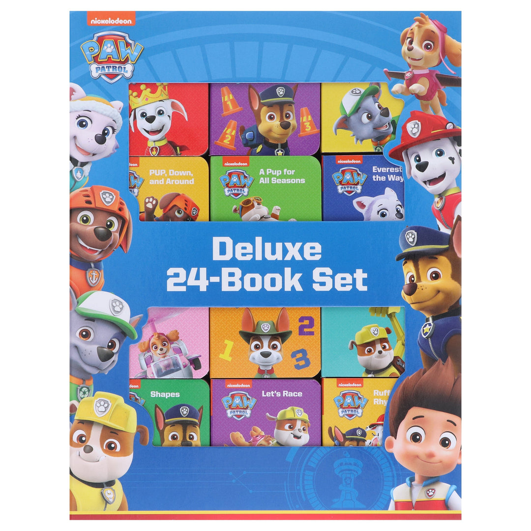 Nickelodeon PAW Patrol Chase, Skye, Marshall, and More! by PI Kids Deluxe 24-Book Set - Ages 0-6 - Board Book