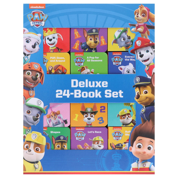 Nickelodeon PAW Patrol Chase, Skye, Marshall, and More! by PI Kids Deluxe 24-Book Set - Ages 0-6 - Board Book