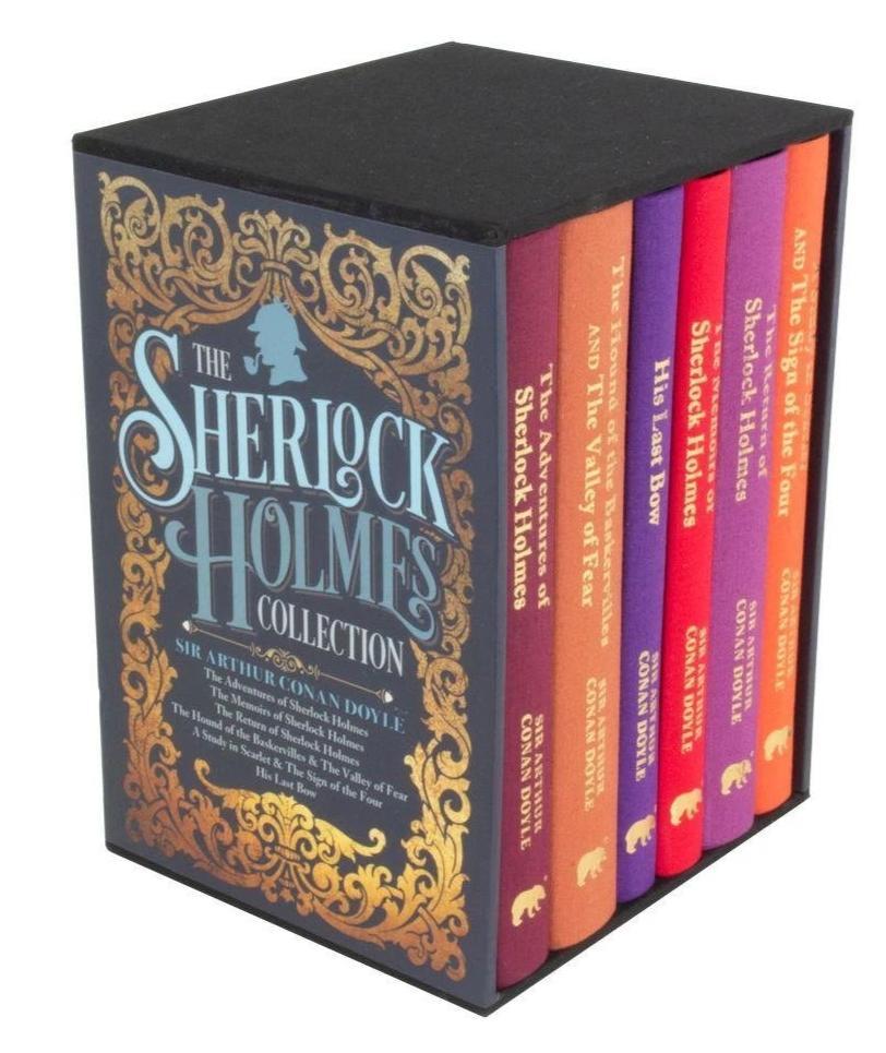 Sherlock Holmes Deluxe Hardback Collection 6 Books Box Set - Mystery - Hardback - Sir Arthur Conan Doyle Young Adult Arcturus Publishing Ltd