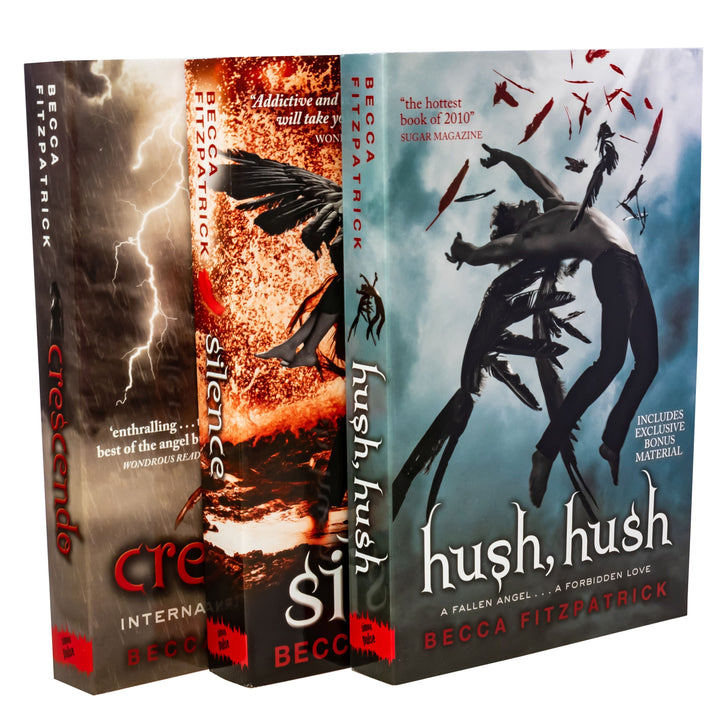 Hush Hush 3 Books Collection Box Set By Becca Fitzpatrick - Adult - Paperback Adult Simon and Schuster