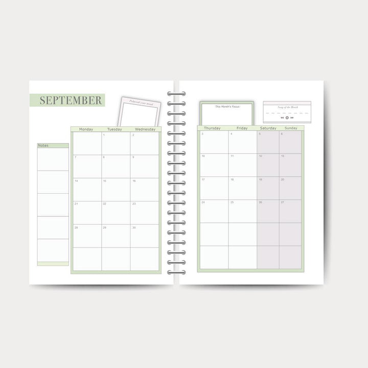 Teacher Planner 2026-2027 - Spiral Bound Hardback