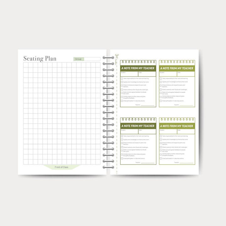 Teacher Planner 2026-2027 - Cocoa Edition - Spiral Bound Hardback