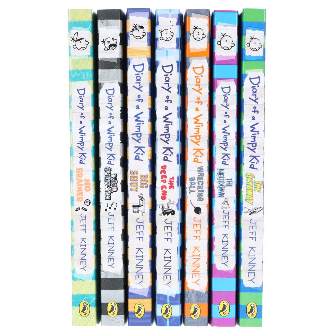 Diary of a Wimpy Kid (Book 12-18) By Jeff Kinney 7 Books Collection Set - Ages 7+ - Paperback