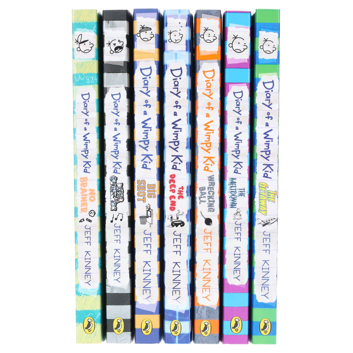 Diary of a Wimpy Kid (Book 12-18) By Jeff Kinney 7 Books Collection Set - Ages 7+ - Paperback