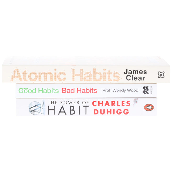 Atomic Habits, The Power of Habit & Good Habits, Bad Habits: 3 Books Collection Set - Non Fiction - Paperback