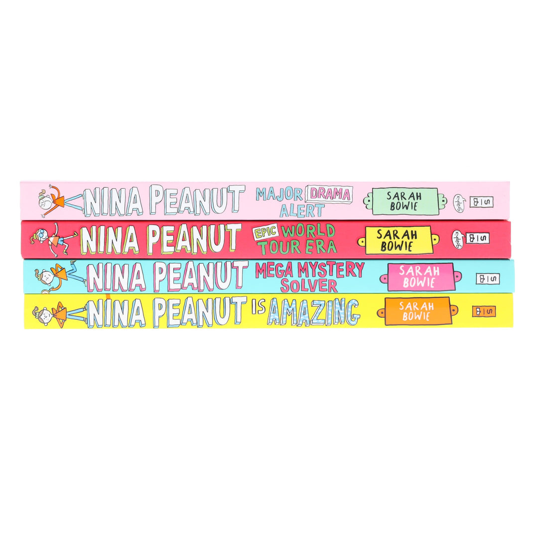 Nina Peanut Series by Sarah Bowie 4 Books Collection Set - Ages 9+ - Paperback