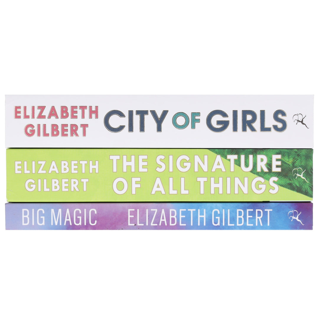 Elizabeth Gilbert Collection (City of Girls, The Signature of All Things & Big Magic) 3 Books Set - Fiction/Non Fiction - Paperback
