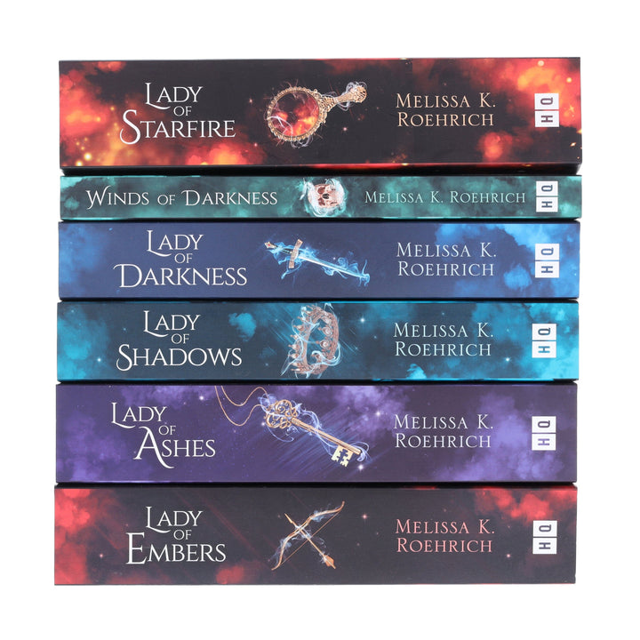 Lady of Darkness Series by Melissa K. Roehrich 6 Books Collection Set - Fiction - Paperback