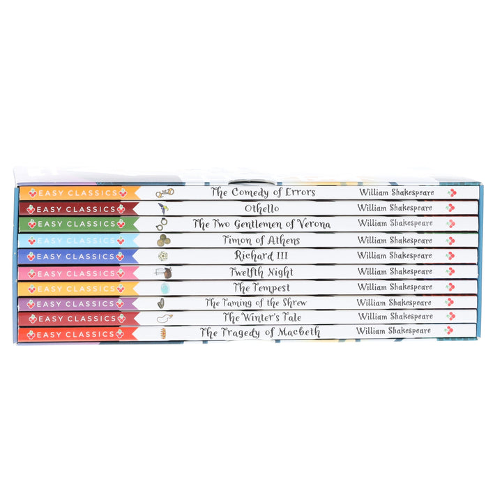 Easy Classics: The William Shakespeare Children's Collection by Gemma Barder (Volume 2) 10 Books Box Set - Ages 7-9 - Paperback