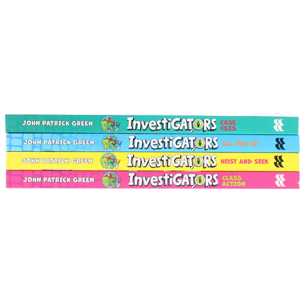 InvestiGators Series Books (6-9) by John Patrick Green 4 Books Collection Set - Ages 7-9 - Paperback