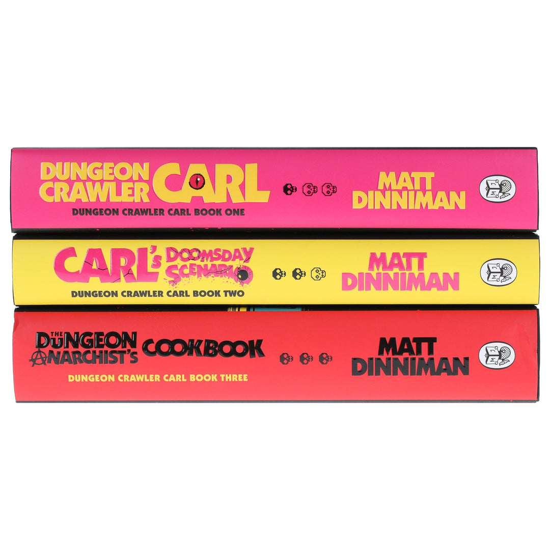 Dungeon Crawler Carl Series by Matt Dinniman 3 Books Collection Set - Fiction - Hardback