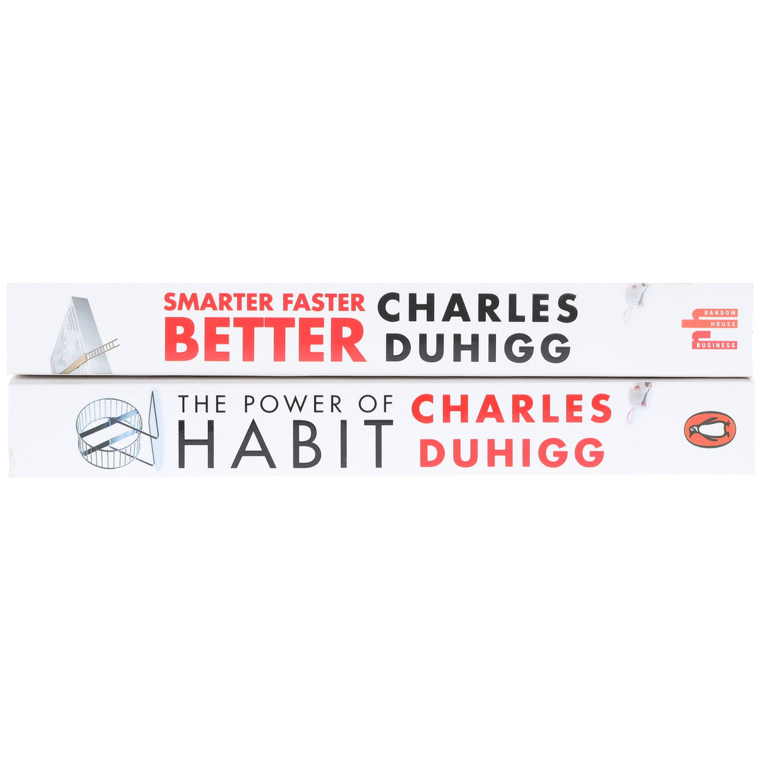 Smarter Faster Better & The Power of Habit: By Charles Duhigg 2 Books Collection Set - Non Fiction - Paperback