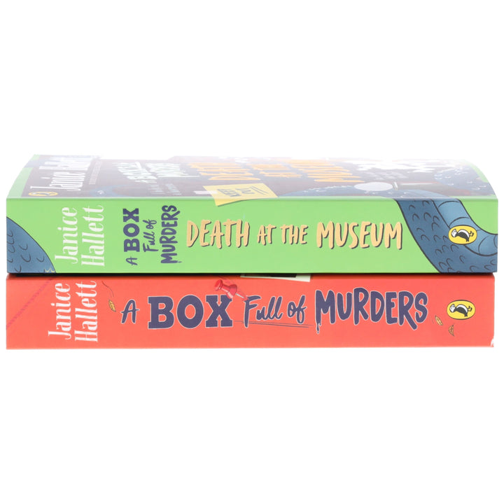 A Box Full of Murders Series by Janice Hallett Illustrated 2 Books Collection Set - Ages 9+ - Paperback